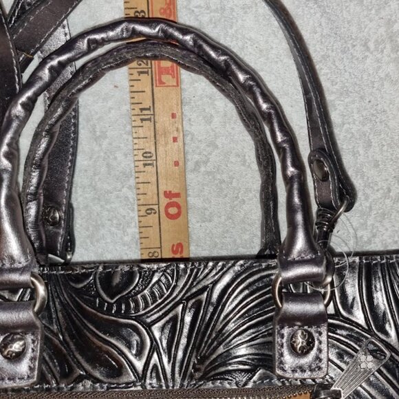 Patricia Nash Cross Body Bag Angela Pewter Bag New With Tag - Picture 8 of 10